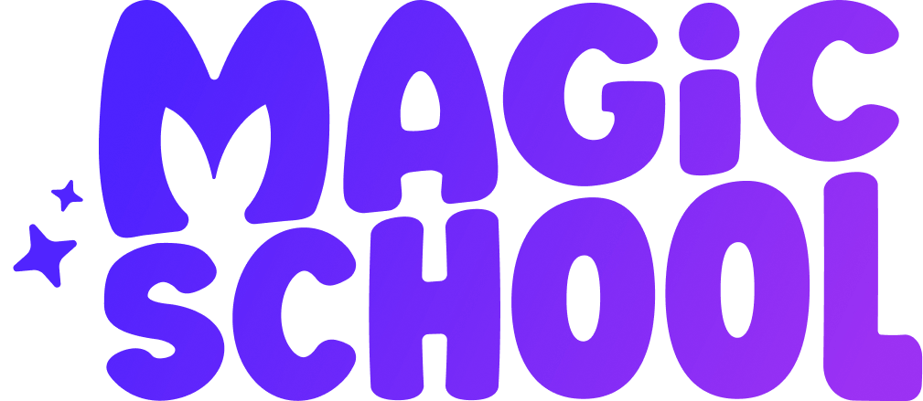 magic school wordmark in bubble letters