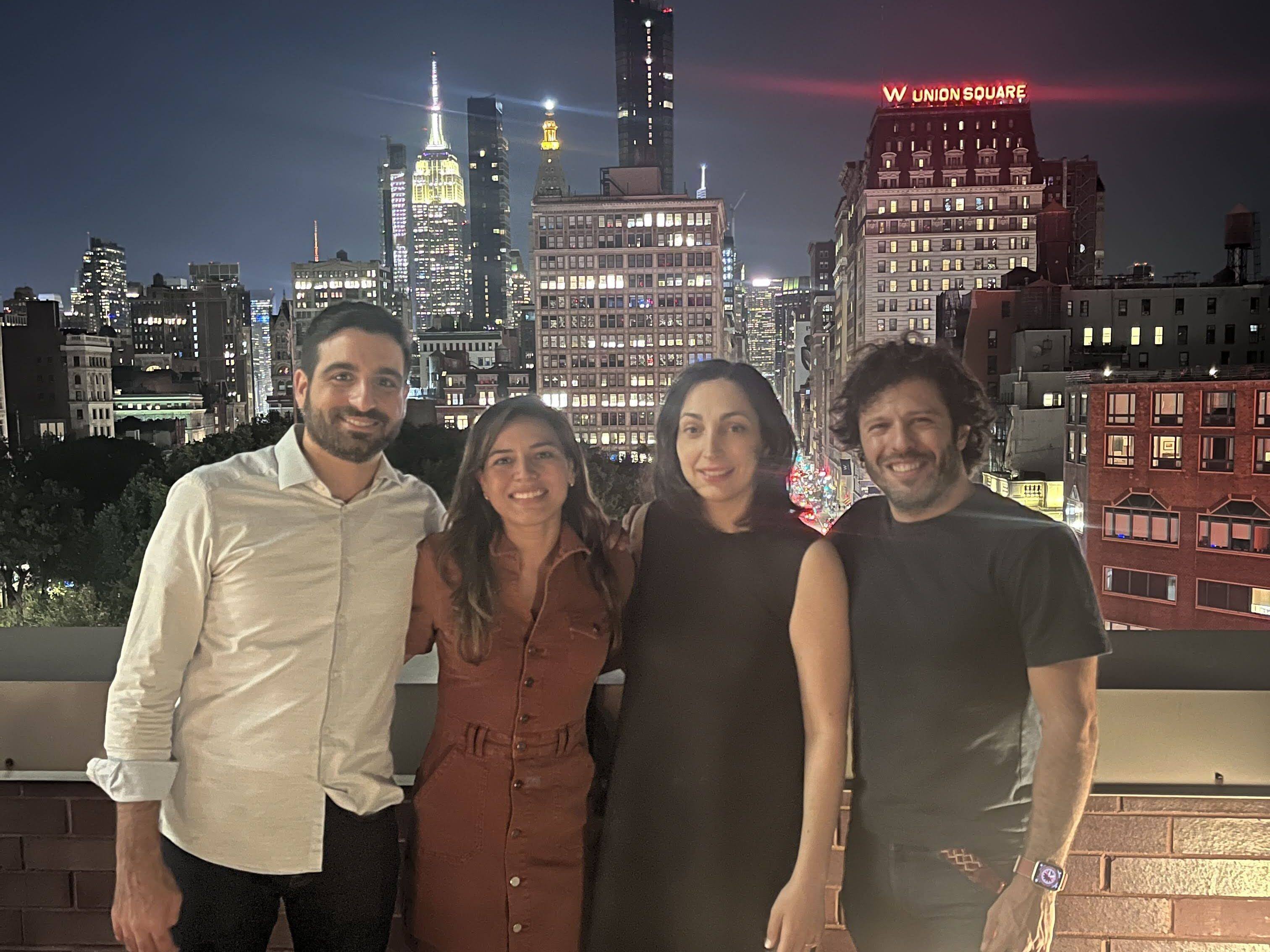 Stepful founding team with Jomayra Herrera of Reach Capital