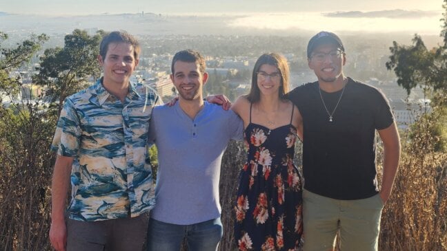 Songscription Co-Founders Tim Beyer, Andrew Carlins, Katie Baker, Alexander Alvarado-Barahona