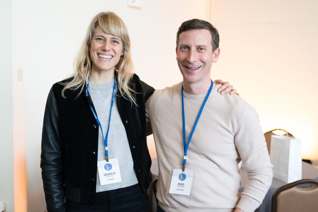 Lovevery Co-Founders Jessica Rolph and Rod Morris at Reach Capital Founders’s Day 2019